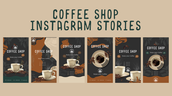 VideoHive Coffee shop instagram stories 48700328