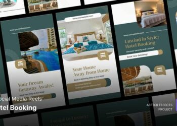 VideoHive Social Media Reels - Hotel Booking After Effects Template 48308953