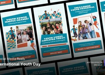 VideoHive Social Media Reels - International Youth Day After Effects Template 47146234