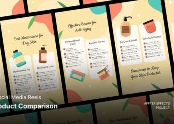 VideoHive Social Media Reels - Product Comparison After Effects Template 48671011