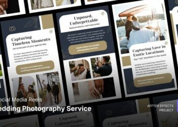 VideoHive Social Media Reels - Wedding Photography Service After Effects Template 48590661