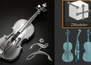 ZBrush for Jewelry Designers: Sculpting a Printable Violin By Eric Keller