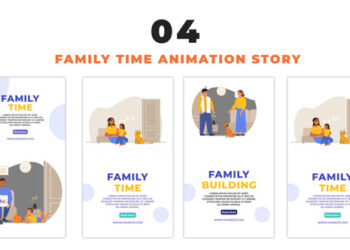 VideoHive Family Quality Time 2D Avatar Instagram Story 48655696