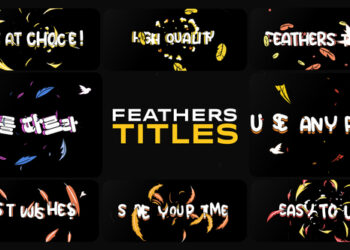VideoHive Feathers Titles for After Effects 48193749