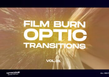 VideoHive Film Burns Optic Transitions Vol. 01 48059684