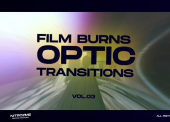 VideoHive Film Burns Optic Transitions Vol. 03 48059694
