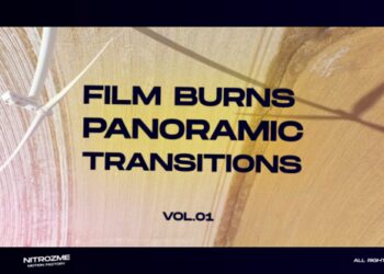 VideoHive Film Burns Panoramic Transitions Vol. 01 48059701