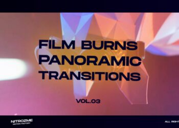 VideoHive Film Burns Panoramic Transitions Vol. 03 48059705