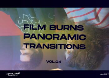 VideoHive Film Burns Panoramic Transitions Vol. 04 48059708