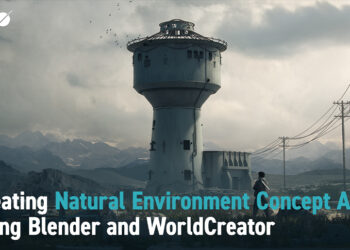 Wingfox - Creating Natural Environment Concept Art Using Blender and World Creator
