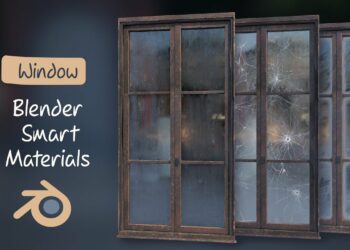 ArtStation - Blender Smart Materials_Window_Procedural Water Drops by Saleh Afkhami