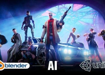 Master Blender 4 With AI Tools, Blender Addons & Unity. By Build FX