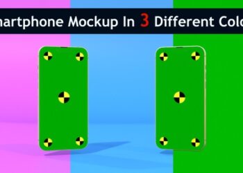 VideoHive 3D Render Phone Mockup 3 In 1 - Green Screen Phone Mockup 50029113