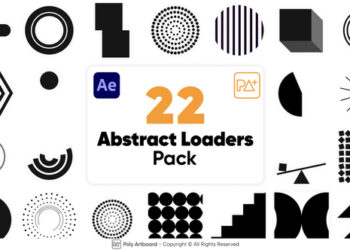 VideoHive Abstract Loaders Pack For After Effects 48676482