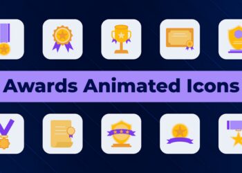 VideoHive Awards Animated Icons 50429332