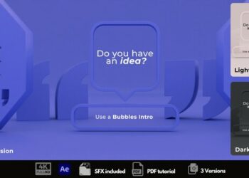 VideoHive Bubbles Intro 50108318