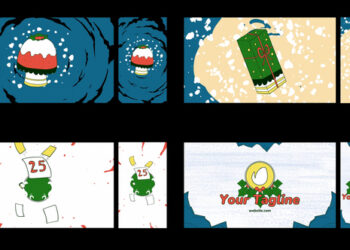 VideoHive Christmas Morphing Logo for DaVinci Resolve 50004771