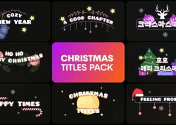VideoHive Christmas Titles | DaVinci Resolve 49982338