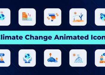 VideoHive Climate Change Animated Icons 50370526
