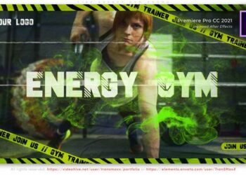 VideoHive Fire Energy Gym Promo 50014270