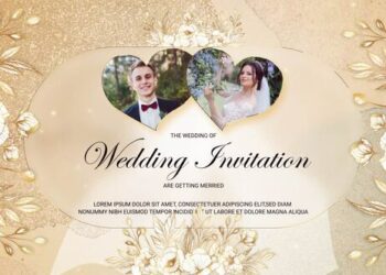 VideoHive Golden Wedding Invitation 50397869