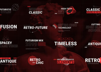 VideoHive Retro Futuristic Titles 49207122
