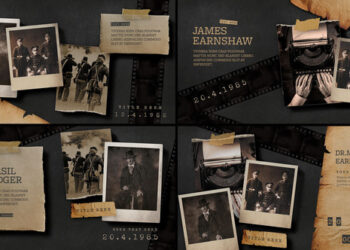 VideoHive Vintage Documentary Slideshow Video Template 50333064