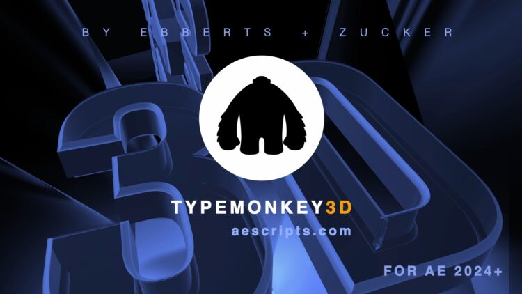 Aescripts TypeMonkey3D v1.00 (WIN+MAC)