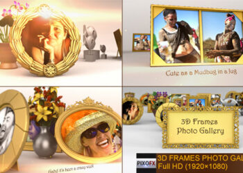 VideoHive 3D Frames Photo Gallery 7085311