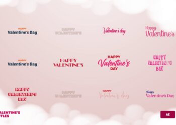 VideoHive Happy Valentine's Day Typography 50500307