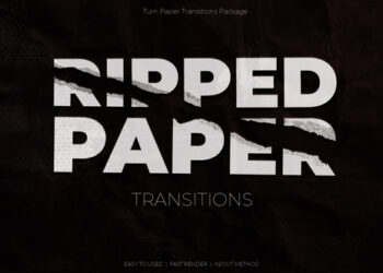 VideoHive Ripped Paper Transitions 50658535