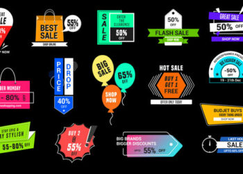 VideoHive Sales & Discounts Badges 50643491