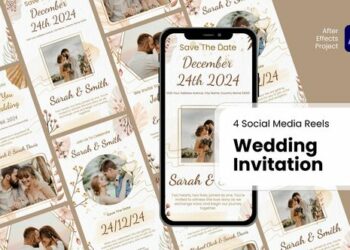 VideoHive Social Media Reels - Wedding Invitation After Effect Templates 50651187