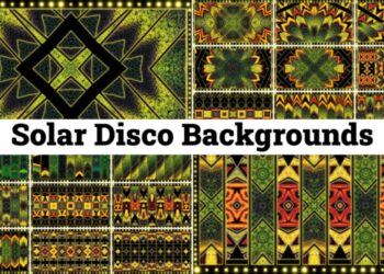 VideoHive Solar Disco Backgrounds for After Effects 50381142