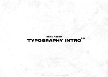 VideoHive Typography Intro 2.0 50677219
