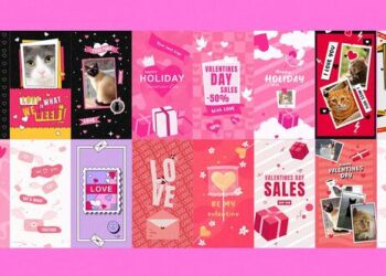 VideoHive Valentine Day Stories Package 50327573