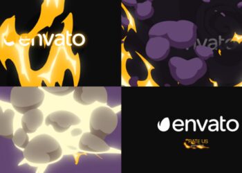 VideoHive Cartoon Explosion Logo Opener for After Effects 50725950