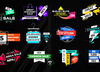 VideoHive Discounts Badges 50890432