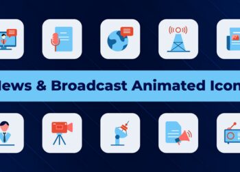 VideoHive News & Broadcast Animated Icons 50921242