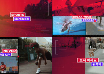 VideoHive Sports Opener for After Effects 50863856
