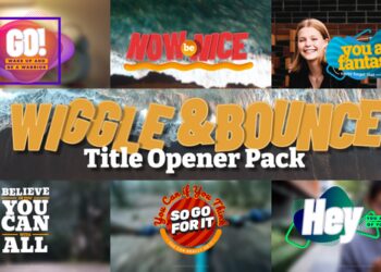 VideoHive Wiggle & Bounce Title Opener 50943354