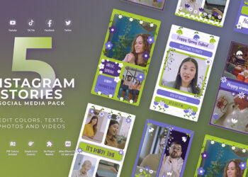 VideoHive Womens Day Instagram Vertical Lilac 50989684