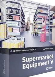 CGAxis – Supermarket + Mall – All Volume 3D Models Bundle