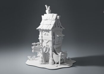 Learn Modeling Stylized Castle & props in Blender By Art Studio313