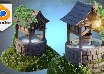 Stylized 3D Environments with Blender 4 Geometry Nodes By 3D Tudor