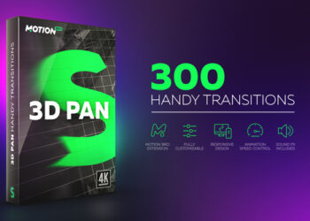 VideoHive 3D Pan Transitions 21416030
