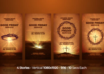 VideoHive Easter Worship Good Friday Instagram Stories 51375180