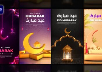 VideoHive Eid Greeting Stories Pack 51680795