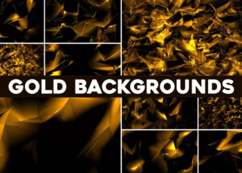 VideoHive Gold Backgrounds for After Effects 51311113