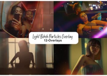 VideoHive Light Bokeh Particles Overlay 51218820